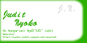 judit nyoko business card